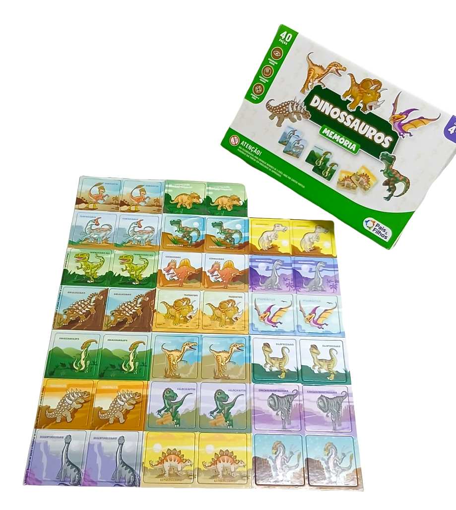 JOGO DA MEMORIA DINOSSAUROS